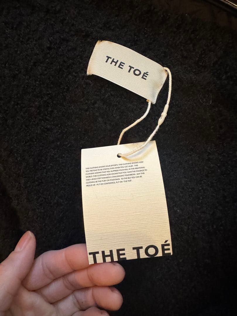 新品未使用！sold outのTHE TOÉのシャギーニットカーディガン