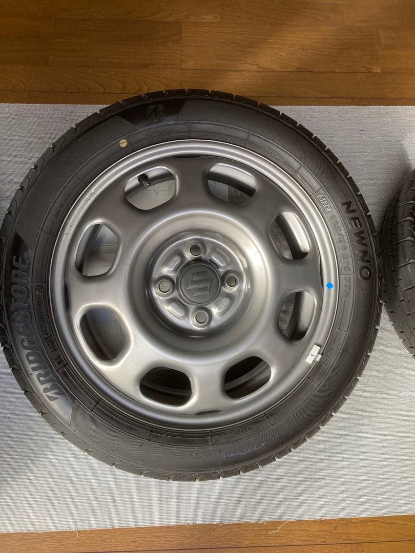 ハスラー純正ホイール　ブリヂストンニューノ165/60R15