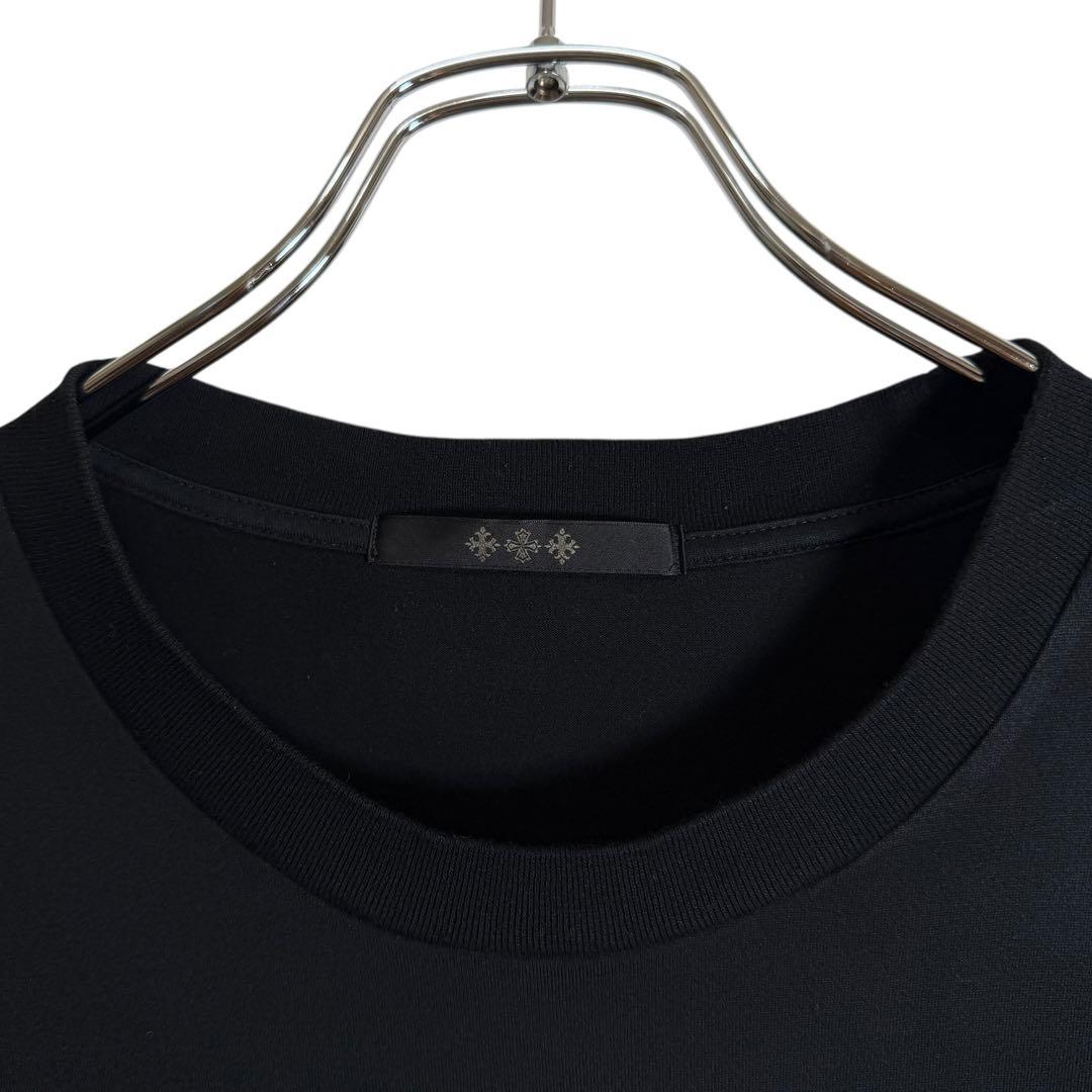 【良品】タトラス⭐︎Tシャツ 半袖 03(L) ブラック ワンポイントロゴ 日本製