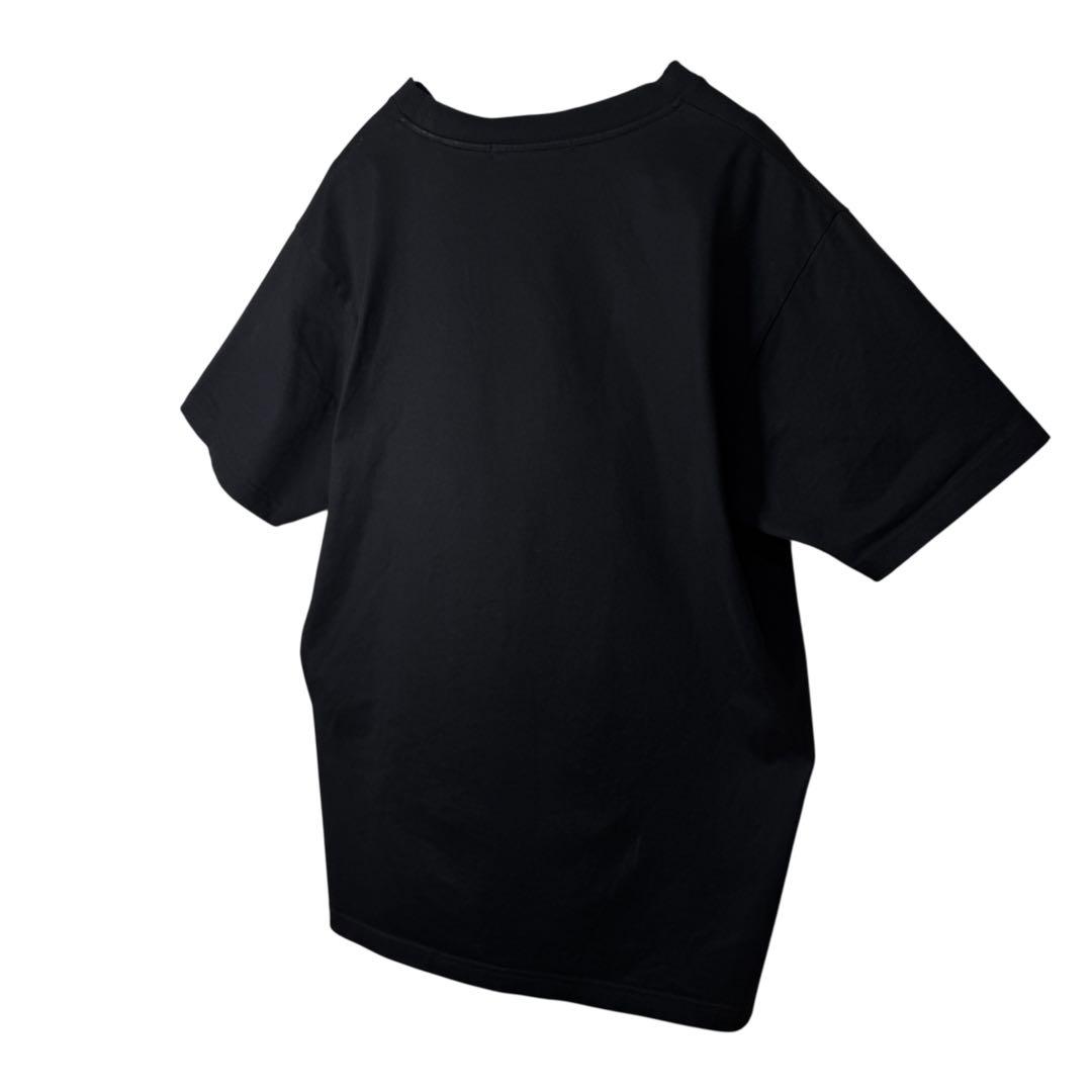 【良品】タトラス⭐︎Tシャツ 半袖 03(L) ブラック ワンポイントロゴ 日本製