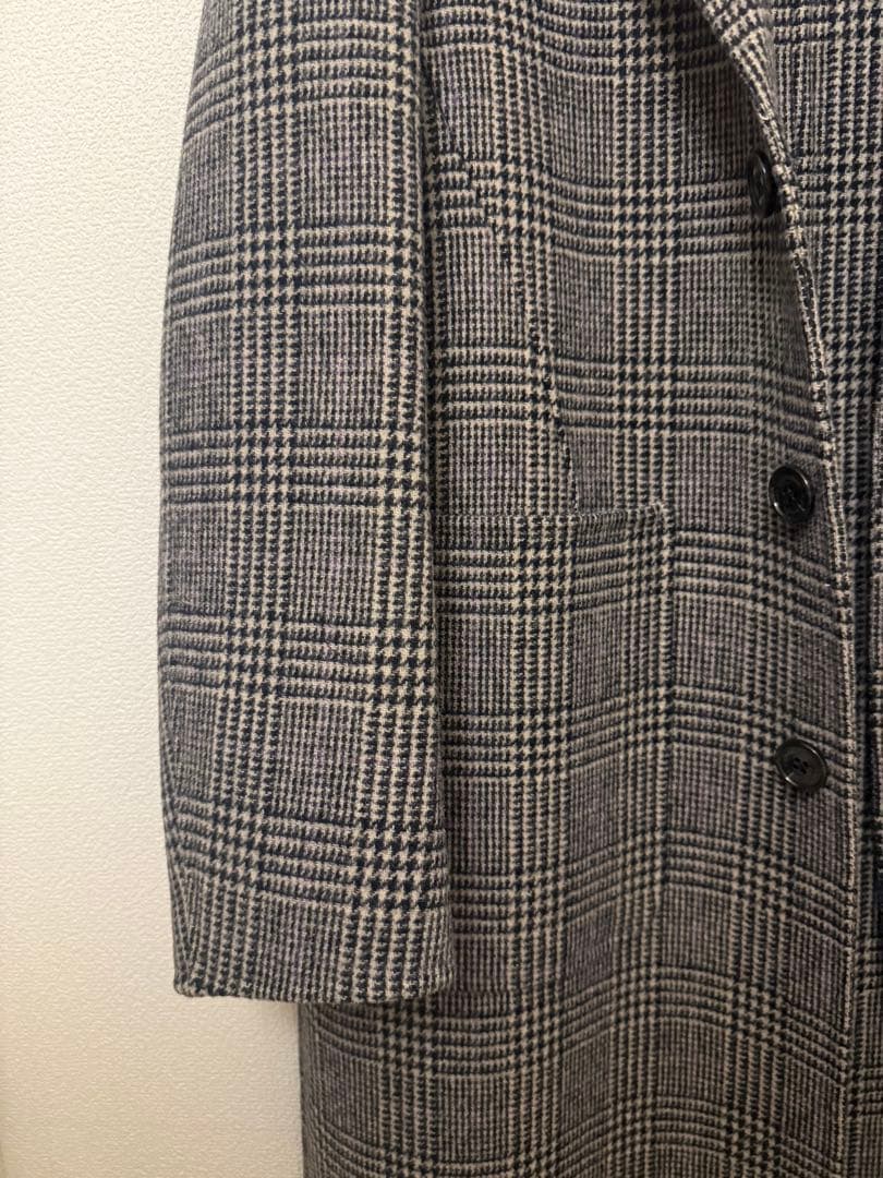 美品　THE SHINZONE チェックチェスターコート