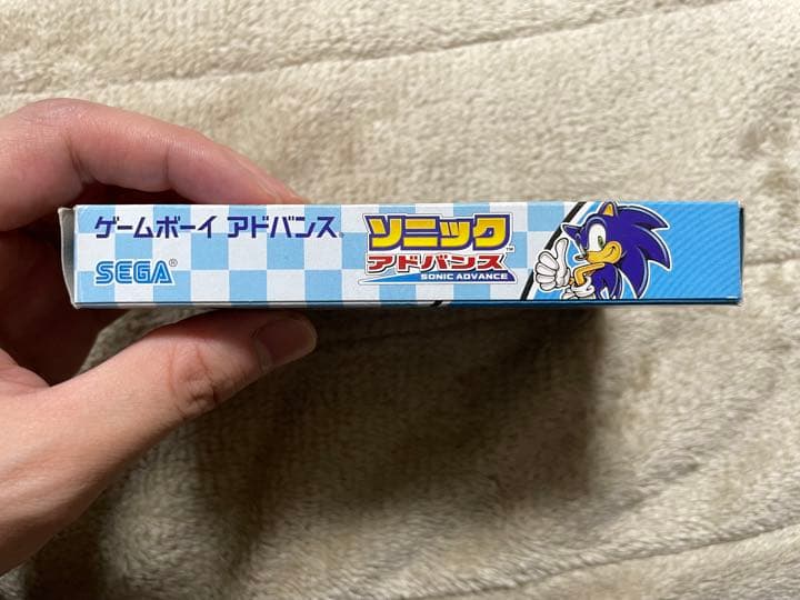 ソニックアドバンス　GBA ゲームボーイアドバンス　外箱・説明書付き