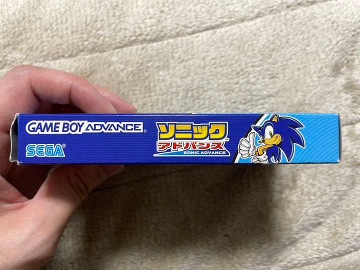 ソニックアドバンス　GBA ゲームボーイアドバンス　外箱・説明書付き