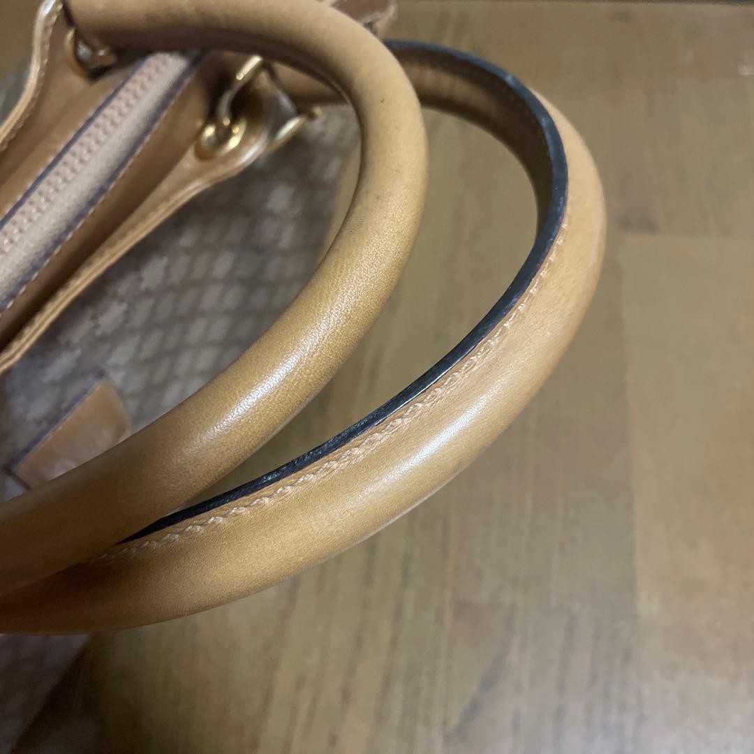 セリーヌ Celine マカダム ミニボストンバッグ ブラウン