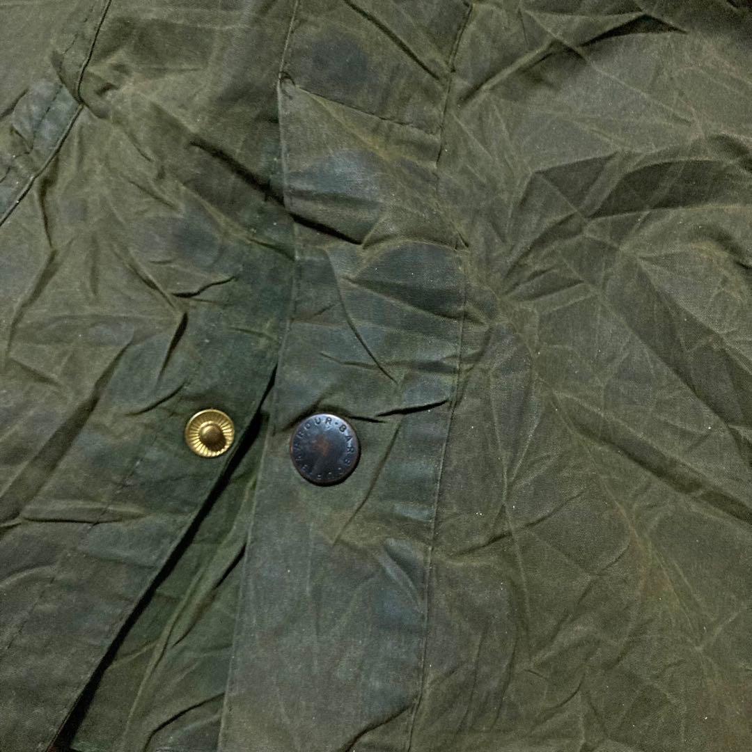 90s 英国製Barbour ビデイルオイルドジャケットヴィンテージ オリーブ