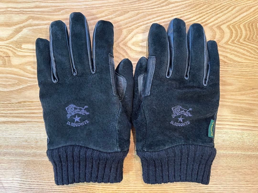 ILBISONTE イルビゾンテ 手袋 グローブ レザー レザー 革 ブラック