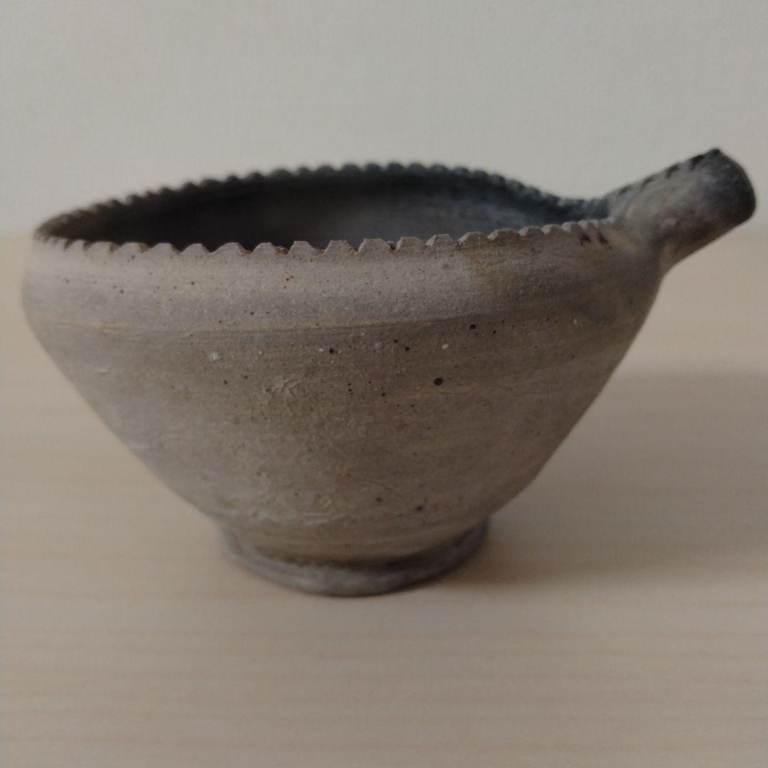 松葉勇輝　焼締片口　未使用　箱無