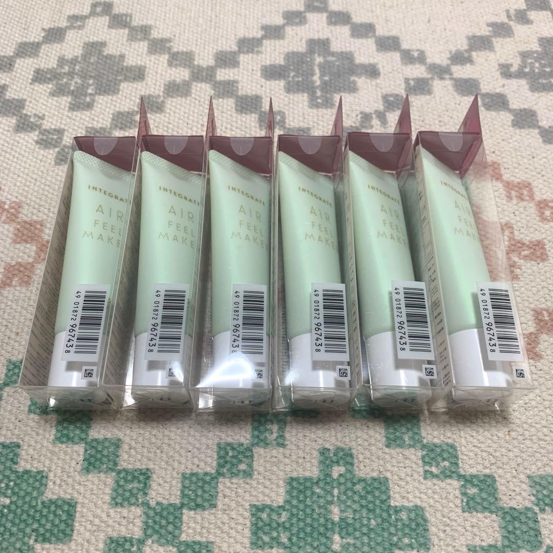 インテグレート エアフィールメーカー ミントカラー　30g ×6