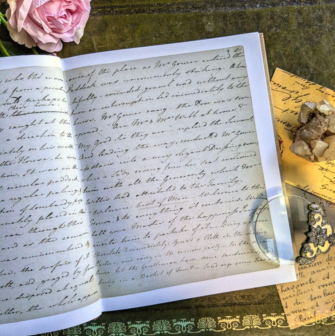 インクの香りまで蘇る！ジェイン・オースティン自筆原稿に触れる至高の一冊　古書洋書