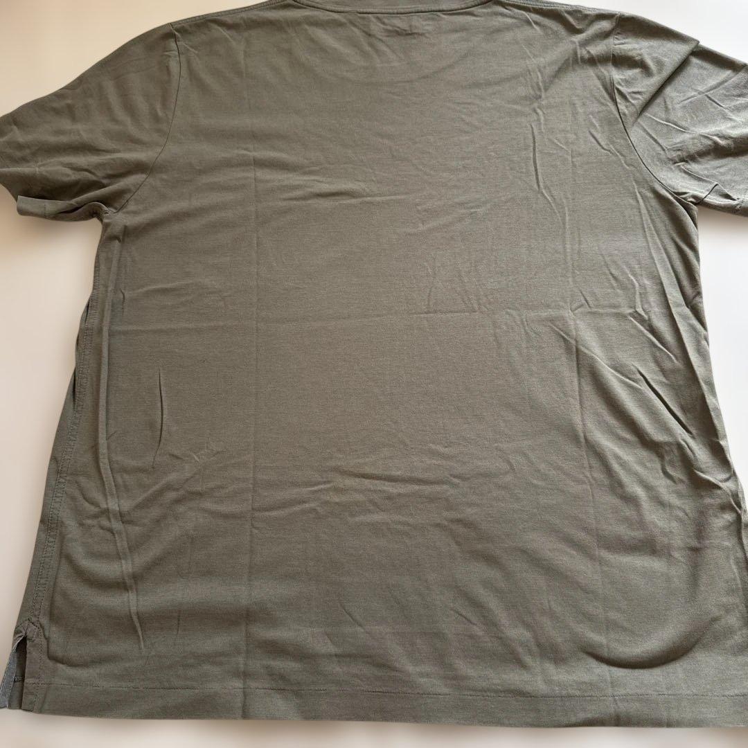 HERMES ビンテージオリーブグリーン Tシャツ