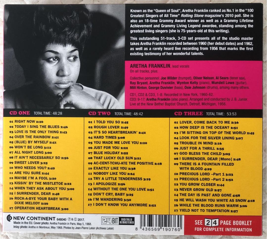 アレサ・フランクリン/ Essential Recordings 1956-62