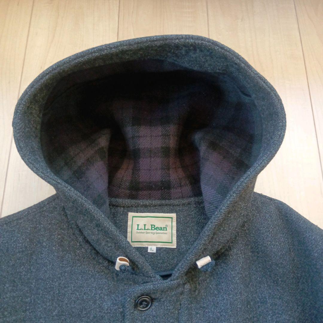【USA古着】l.l.bean wool hoodie-zip coat 美品