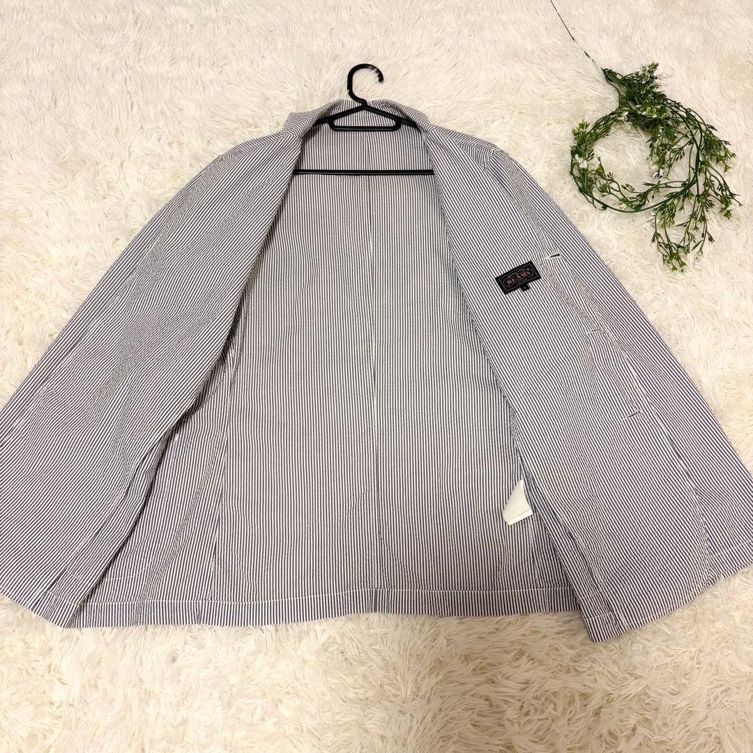 【近年モデル✨】BEAMS+ シアサッカー サマージャケット ストライプ M 夏