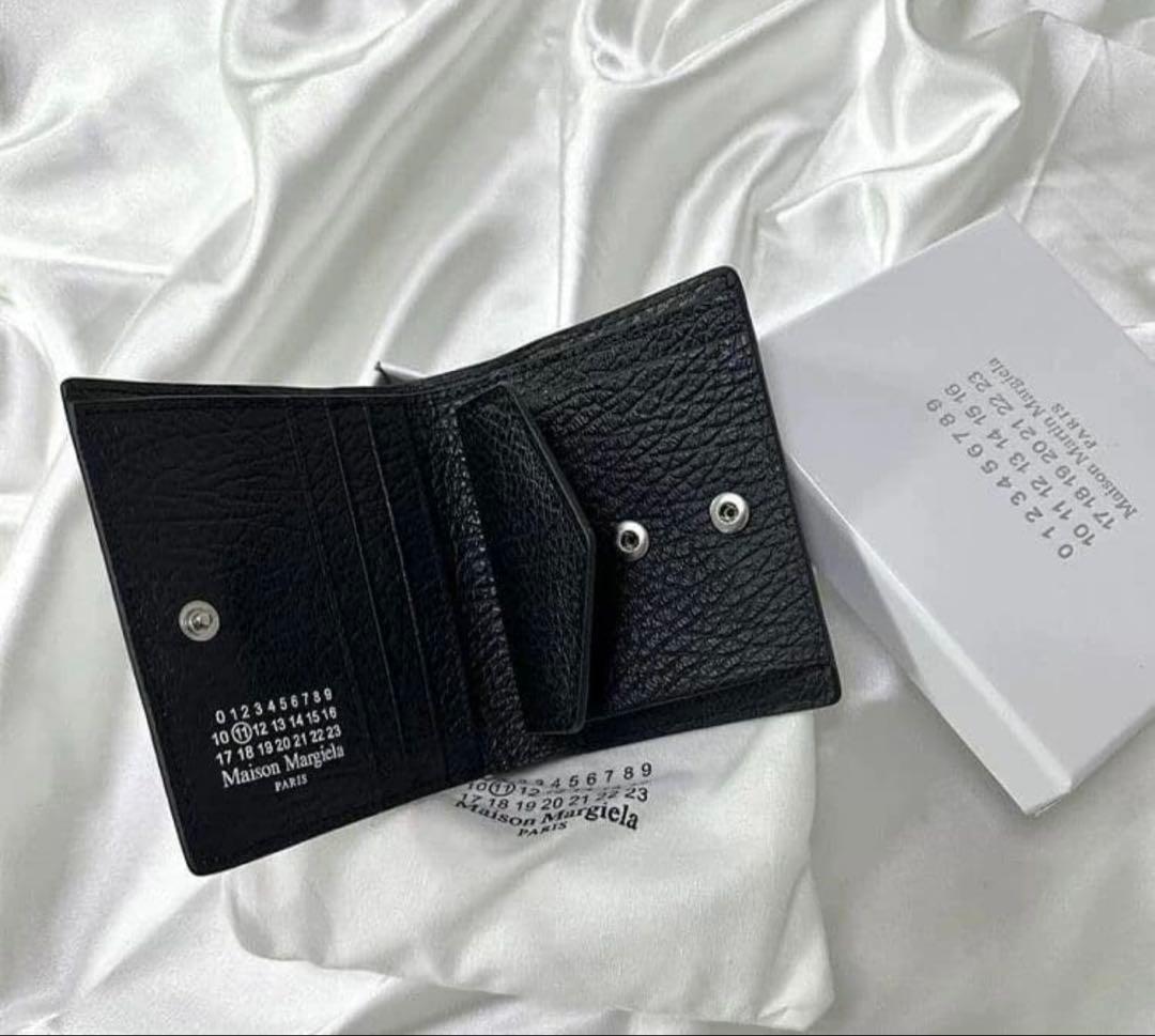 Margiela ブラック 二つ折り財布