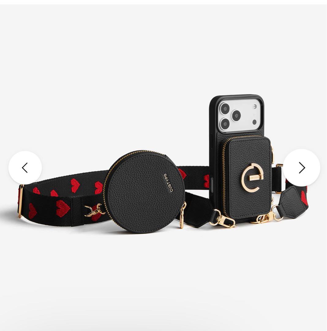 CUSTYPE iPhone 13 スマホケース　財布&ポーチ　ショルダー付き