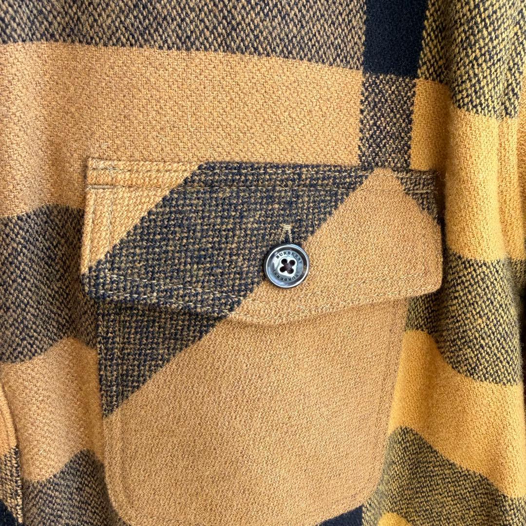 BURBERRY LONDON バーバリーロンドン ウールシャツジャケット