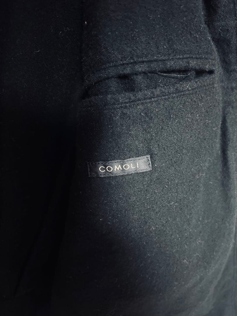25aw COMOLI デニム レザー ワーク ジャケット SIZE3