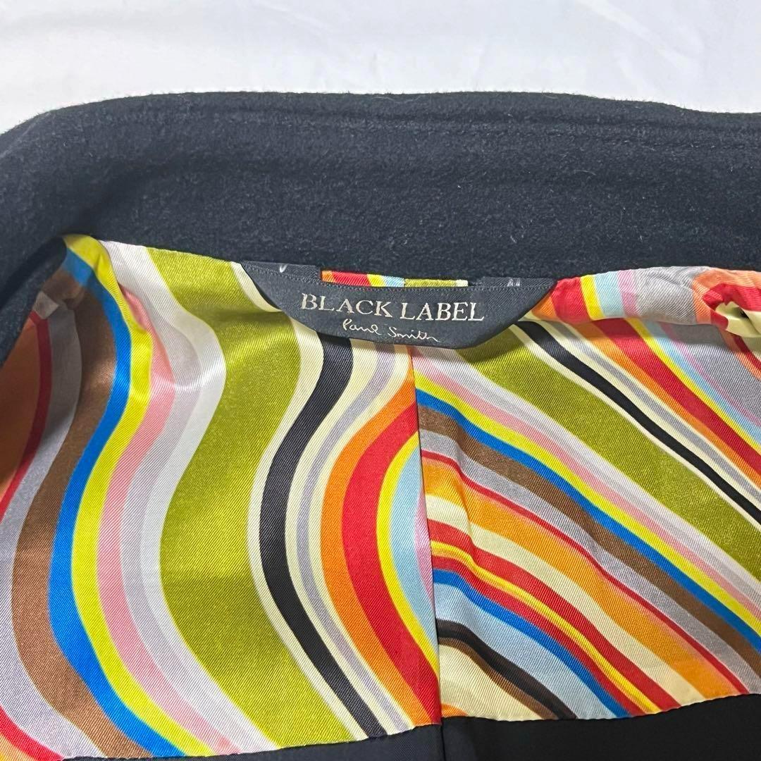 ⭐️美品⭐️ポールスミス⭐️チェスターコート⭐️ブラック⭐️42⭐️マルチカラー