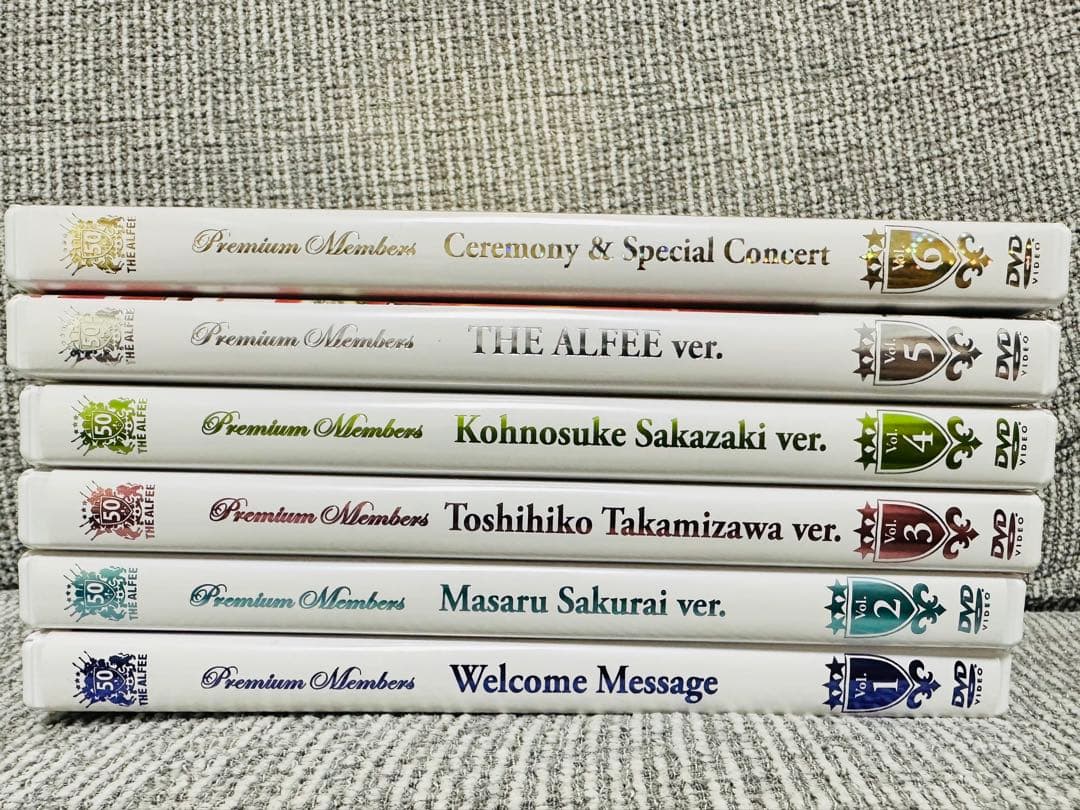 THE ALFEE 50th premium members DVD セット