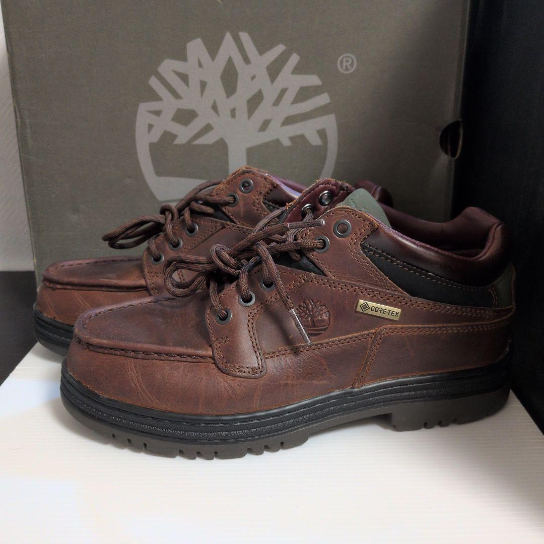 【25cm】timberland moc toe gtx brown