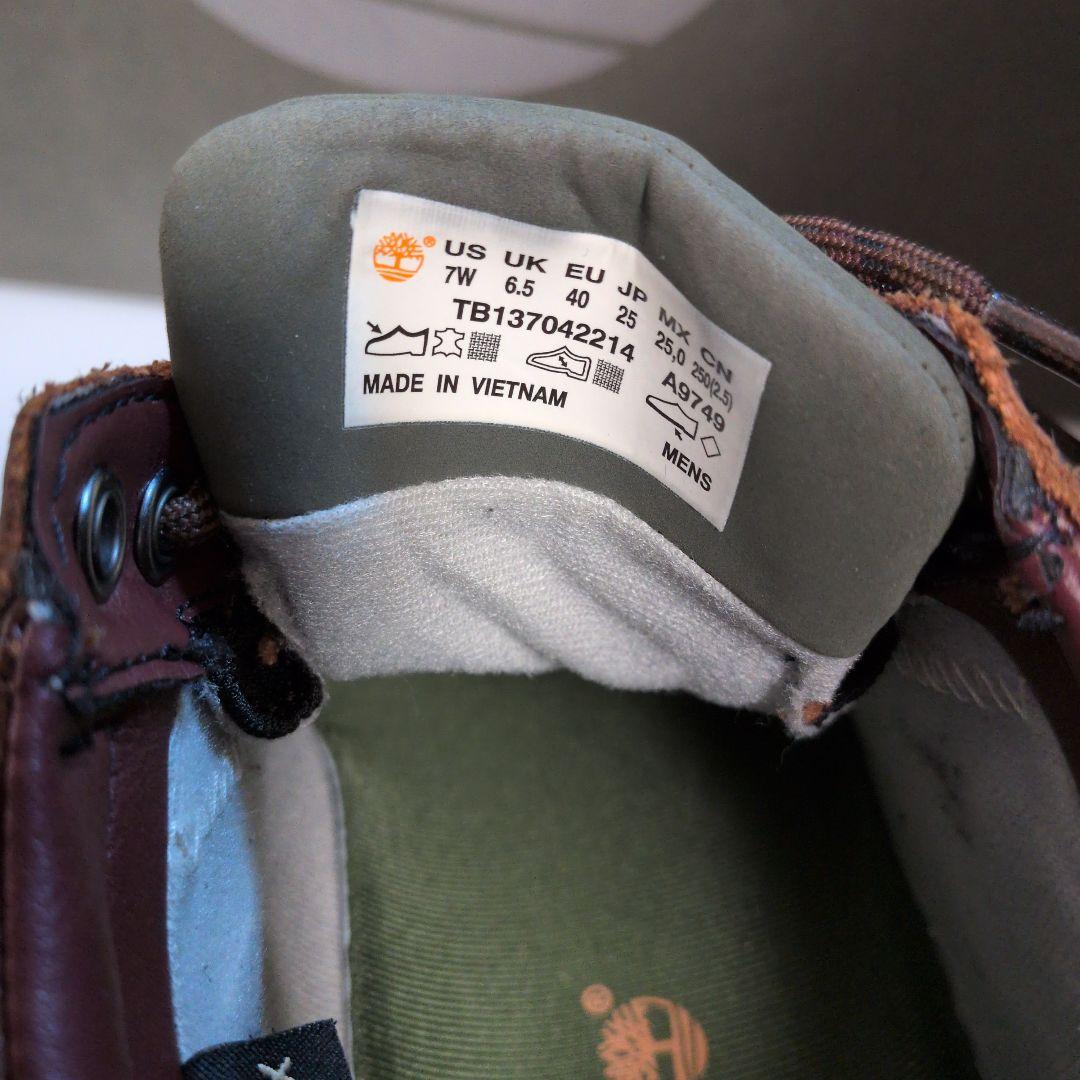 【25cm】timberland moc toe gtx brown