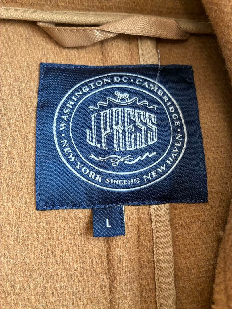 J.PRESS メンズ　ダッフルコート　キャメル