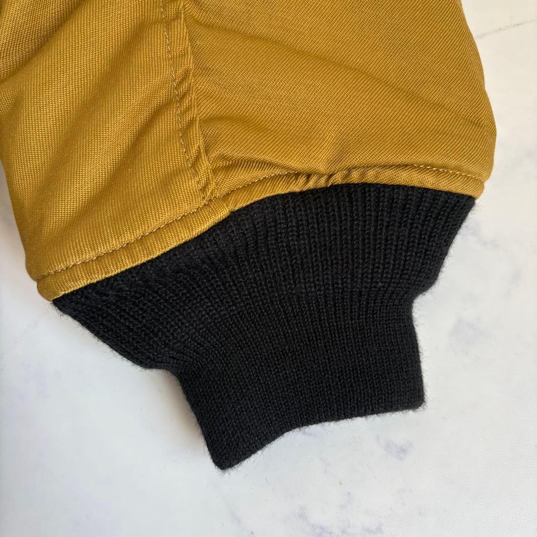 希少2XL ショット 中綿 ボマージャケット MA-1 マスタード Schott