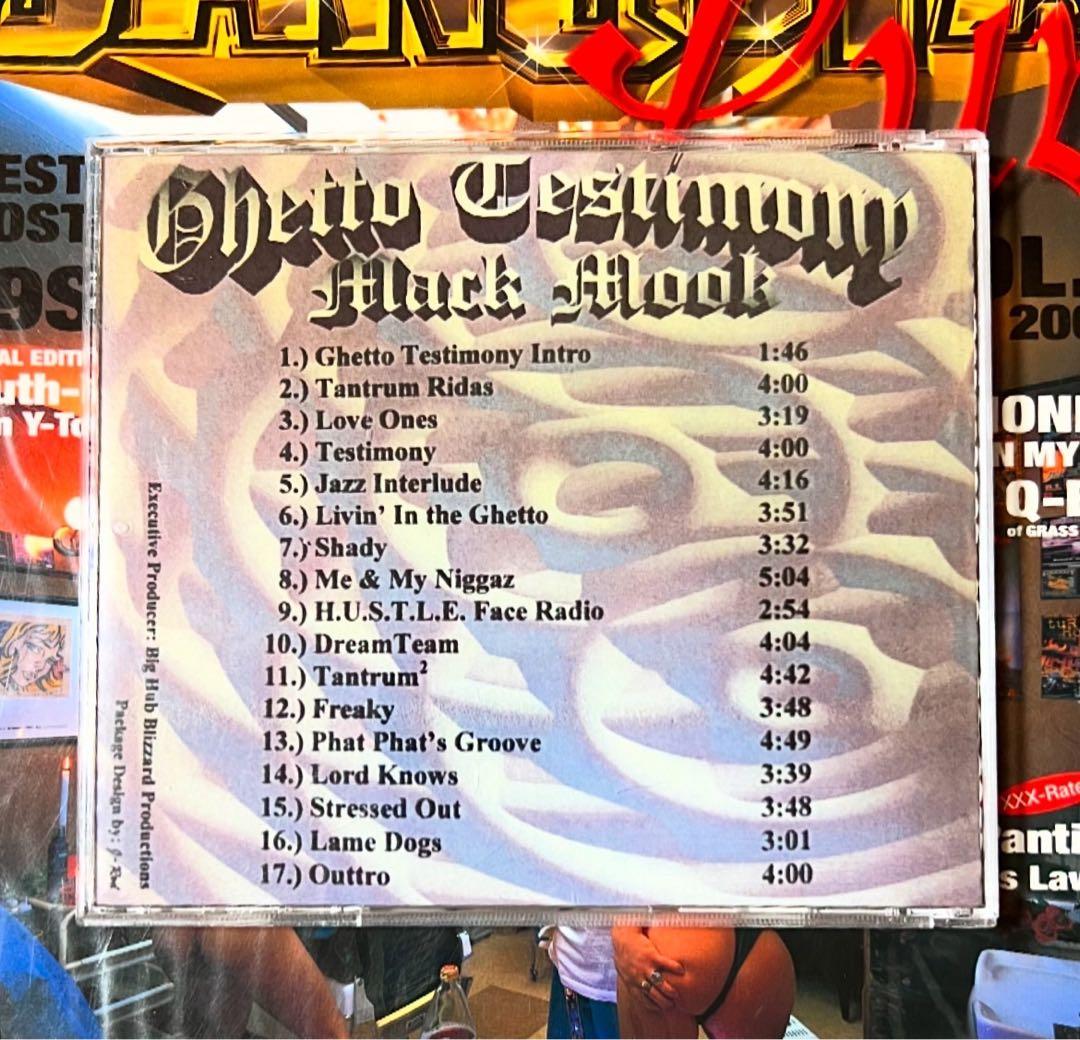 洋楽 G-Rap Mack Mook Ghetto Testimony