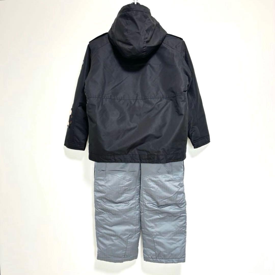 スノーカービング 上下セット スキーウェア スノーボード 男の子 黒 140