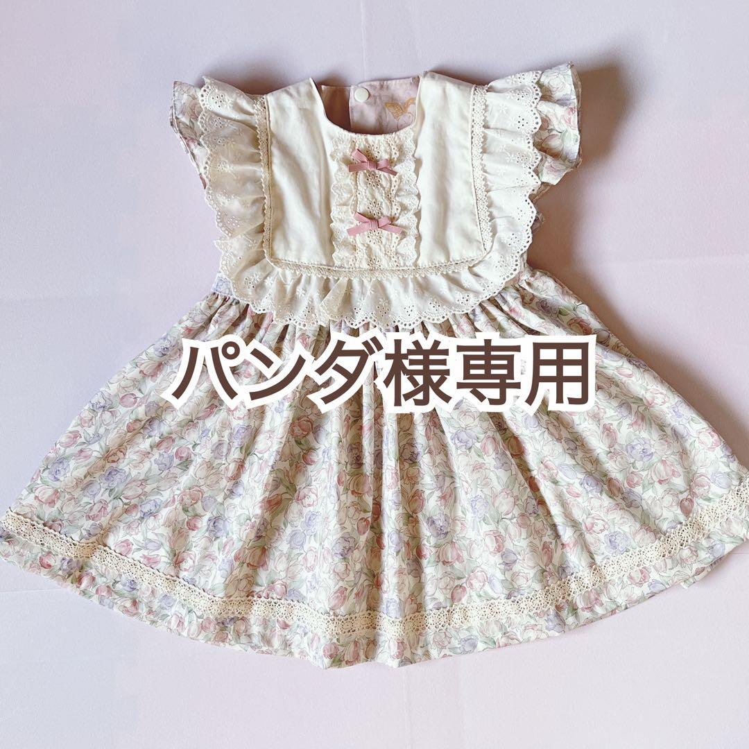 パンダ80cmマリエッタ柄ワンピース