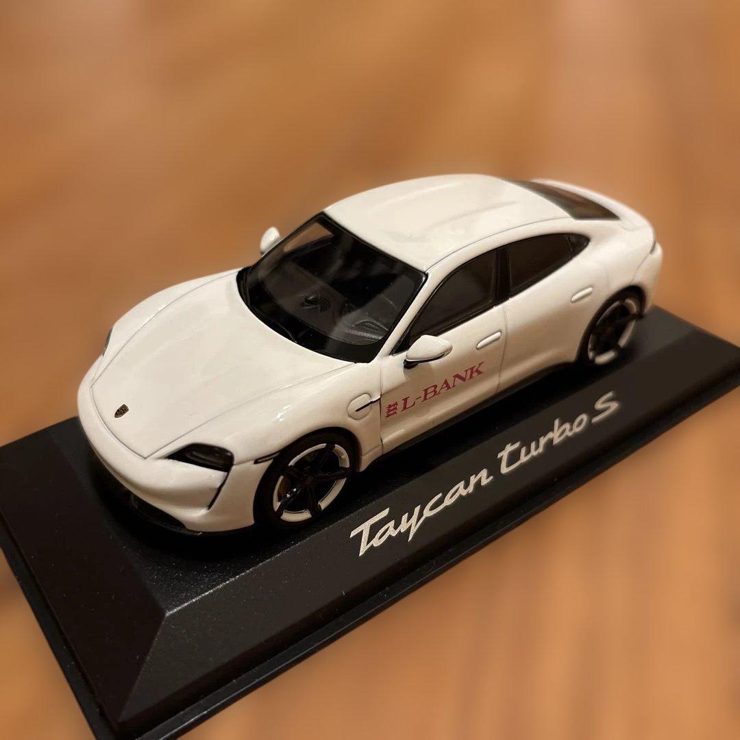 【希少】ミニチャンプス 1/43 ポルシェ タイカン ターボS L-BANK別注