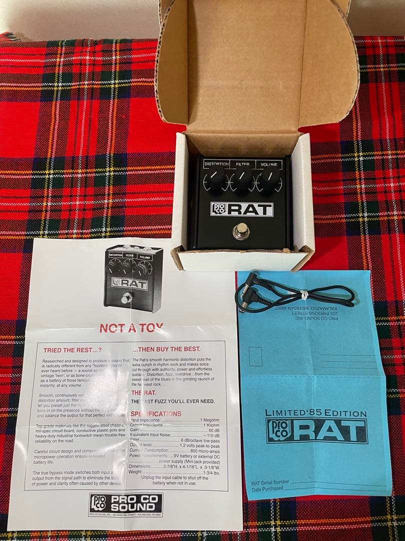 ギター PROCO White Face RAT '85 Reissue LTD