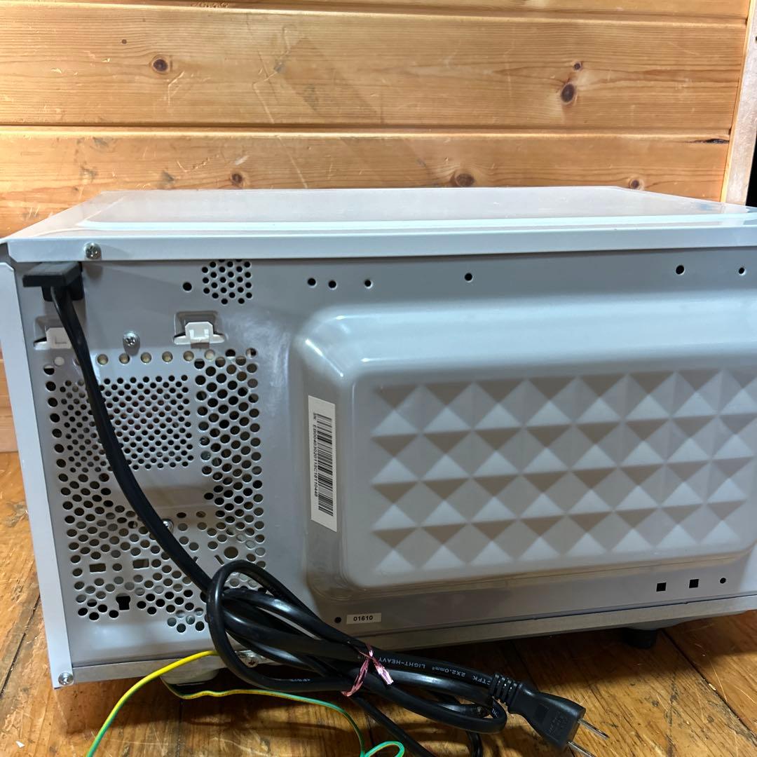 ヤマダ 電子レンジ 庫内フラットテーブル 縦開き ヘルツフリー