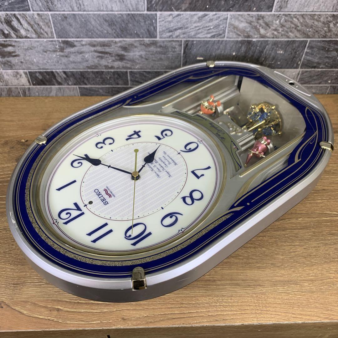生産終了品　SEIKO　電波からくり時計 ウェーブシンフォニー AM224S