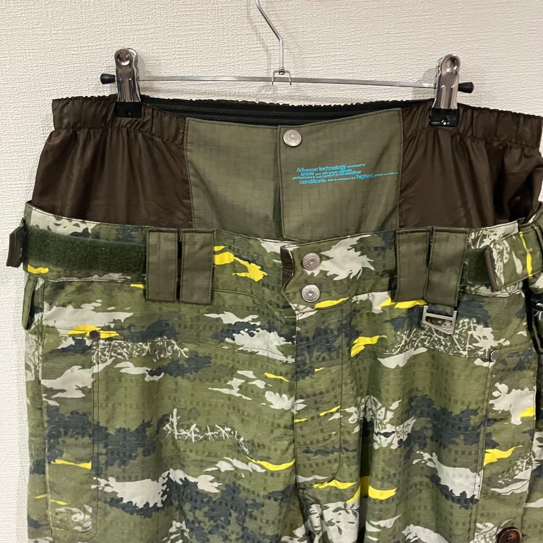 MIZUNO スノーボード　ウェア　メンズ　パンツ　XLサイズ　迷彩柄