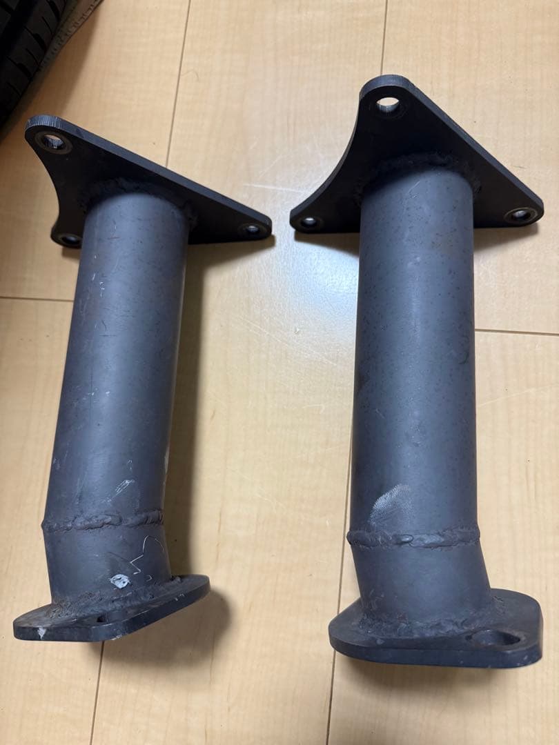 30セルシオ 18マジェスタ触媒ストレートパイプ スチール3UZ 触媒パーツ