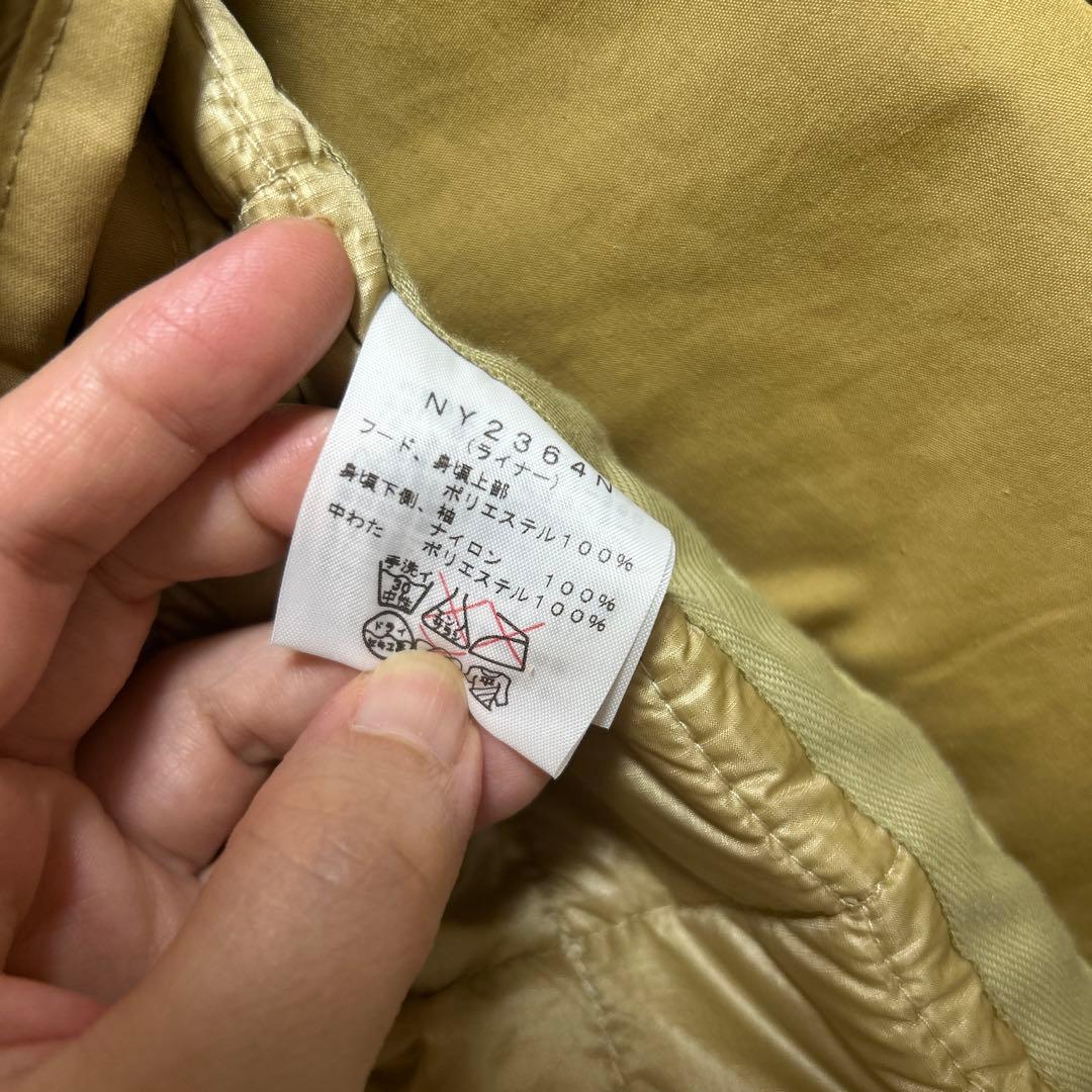 【美品】THE NORTH FACE メンズカーキ モッズコート