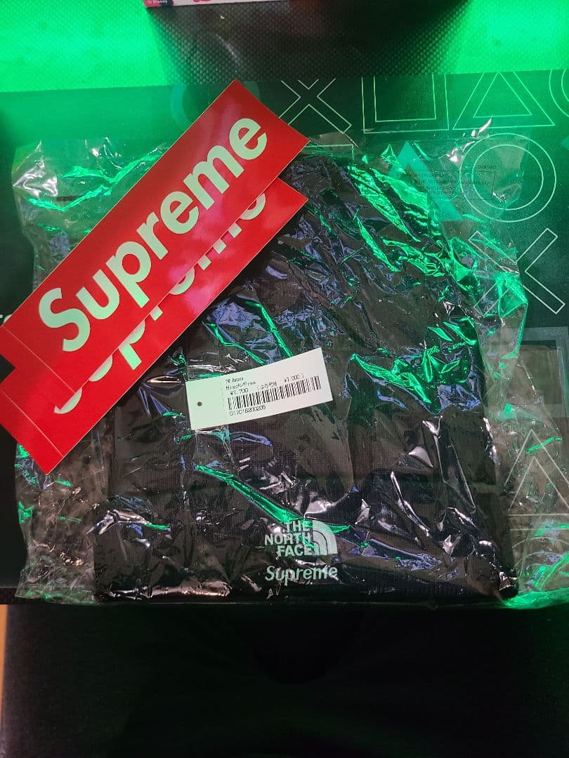 Supreme × The North Face ニット帽 ブラック