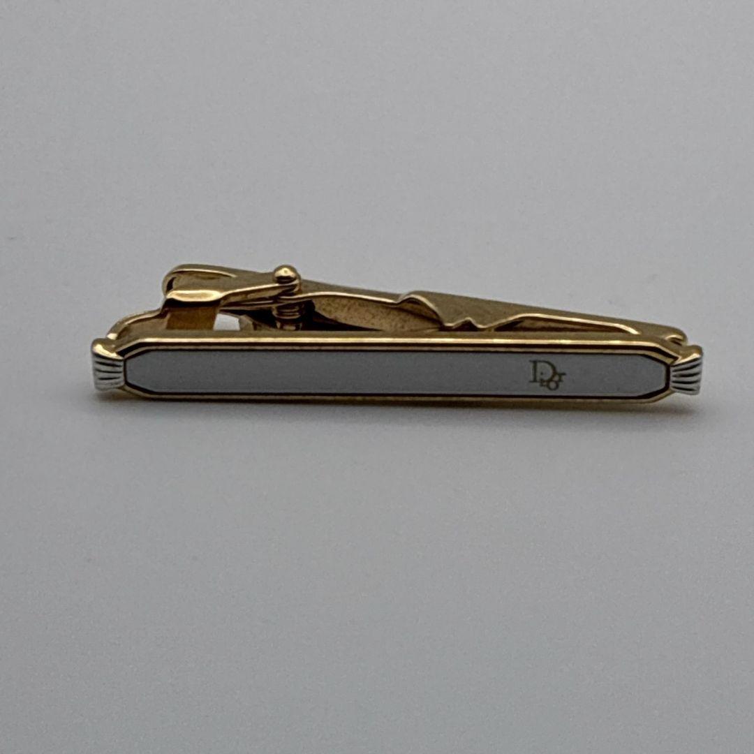 美品✨クリスチャンディオール ネクタイピン・カフス ゴールド×シルバー