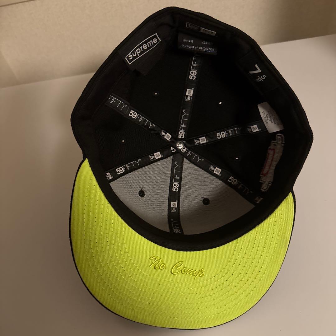 Supreme 59FIFTY ブラックキャップ 7 5/8