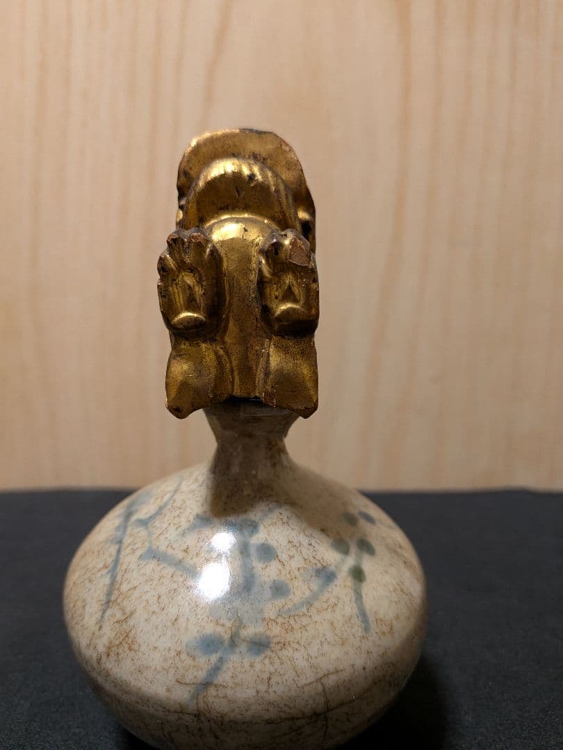 「社寺古材 木鼻 獏（ばく）彫刻 魔除け 江戸時代期と推定 古木彫」残欠