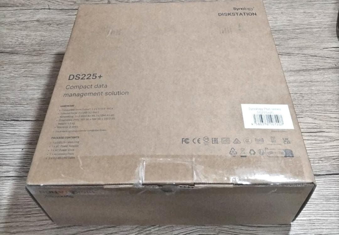 AtoZ様 Synology DiskStation DS225+ 新品未使用品