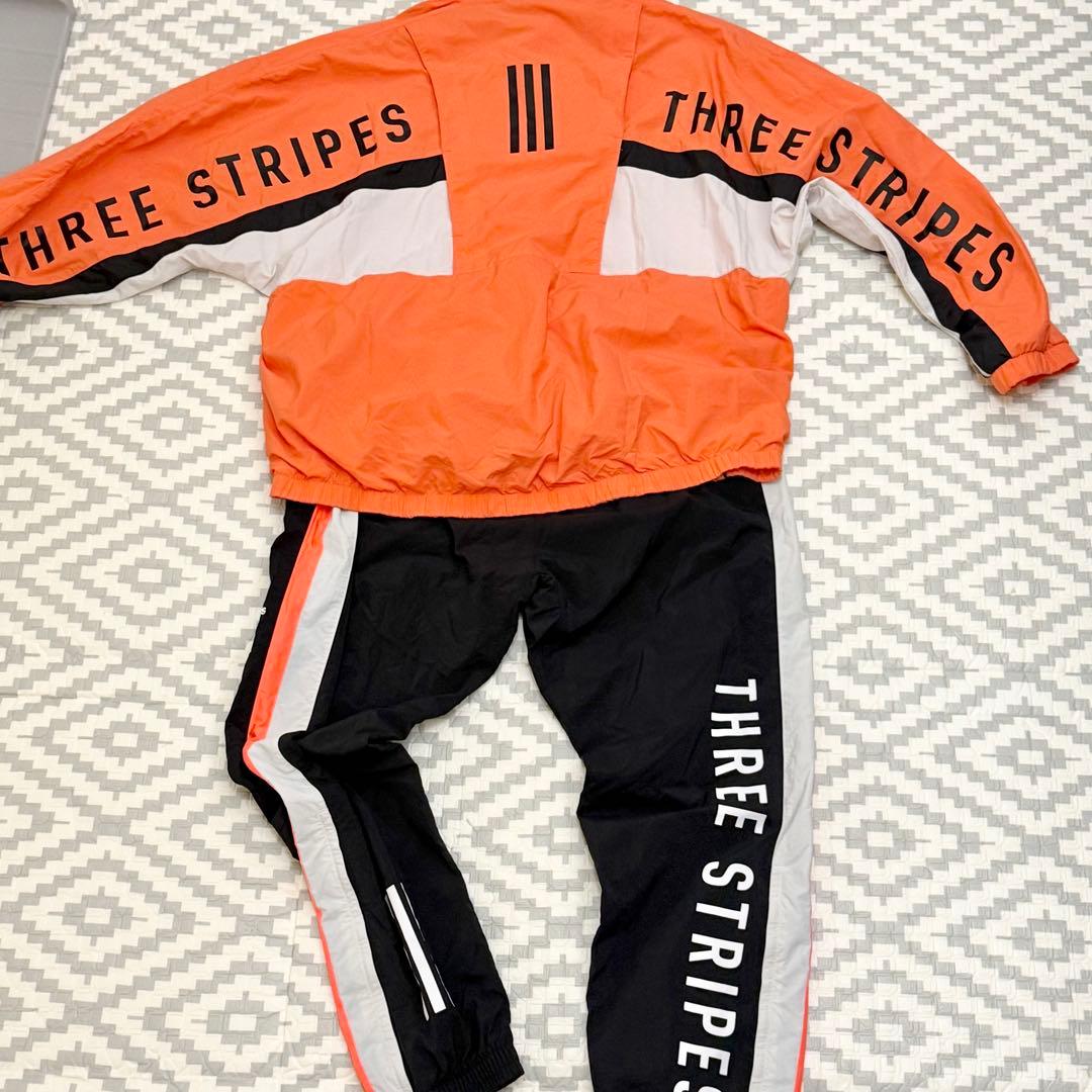 s*9様 adidas THREE STRIPES ウーブンジャージ上下