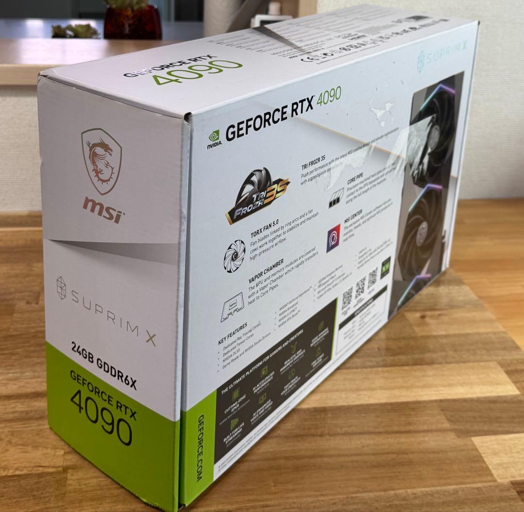 ⭐︎msi GeForce RTX4090 SUPRIMX 24G GDDR6⭐︎