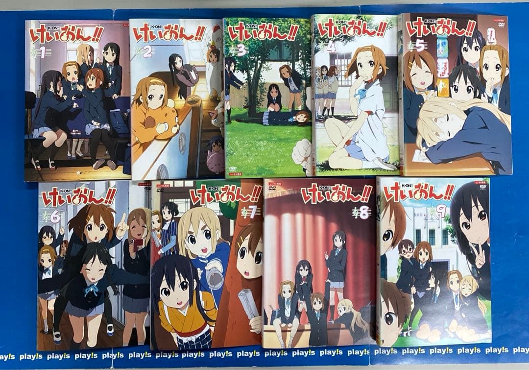 けいおん! 1期 2期 映画 全17巻 セット レンタル落ち DVD