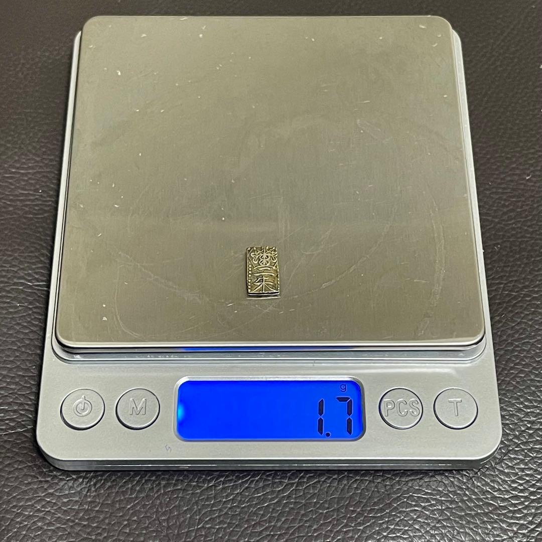 天保二朱金二朱判金　貨幣　1.7g エラー？