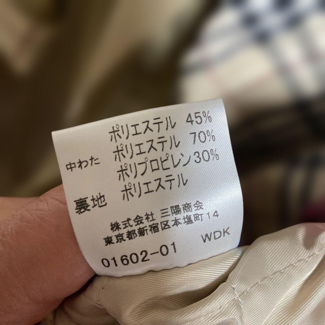 美品BURBERRY ベージュ スプリングコート　ショートコート11号　Lサイズ