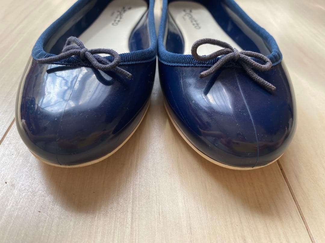Repetto レペット ネイビー レインシューズ バレエシューズ 39