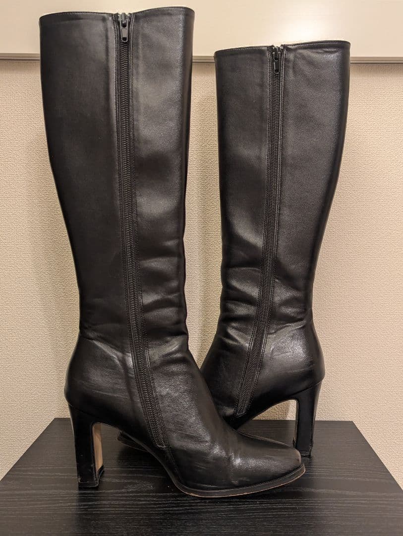 ACYM Betty Skinny Long Boots ブラック