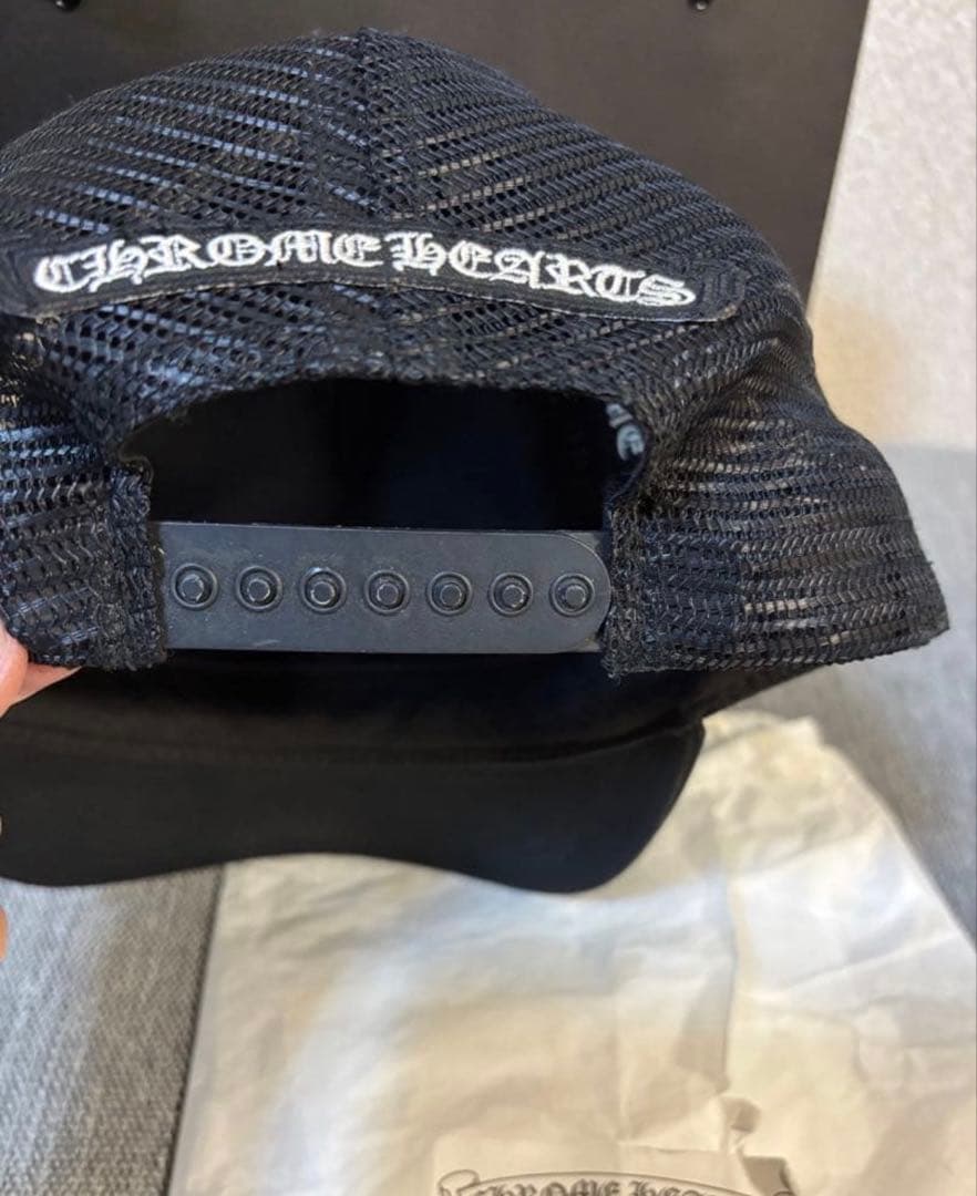 【国内正規品】クロムハーツキャップ　バーティカルロゴ　正規品　ブラック